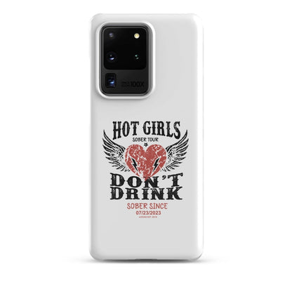 Hot Girls Don't Drink Snap Recovery Phone Case side view (view 6)