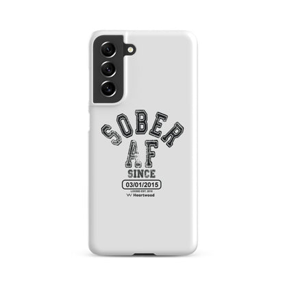 Sober AF Snap Recovery Phone Case featuring the design (view 11)