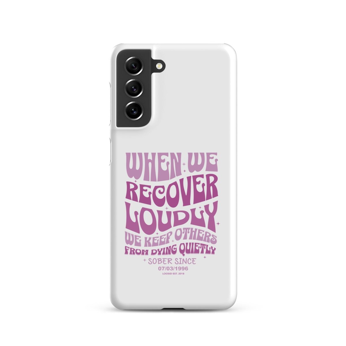 When we recover loudly Snap Recovery Phone Case packaging detail (view 8)