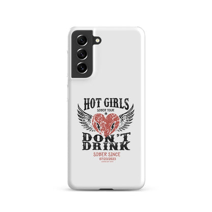 Hot Girls Don't Drink Snap Recovery Phone Case fit detail (view 9)