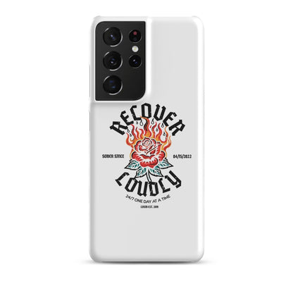 Recover Loudly Snap Recovery Phone Case featuring the design (view 11)