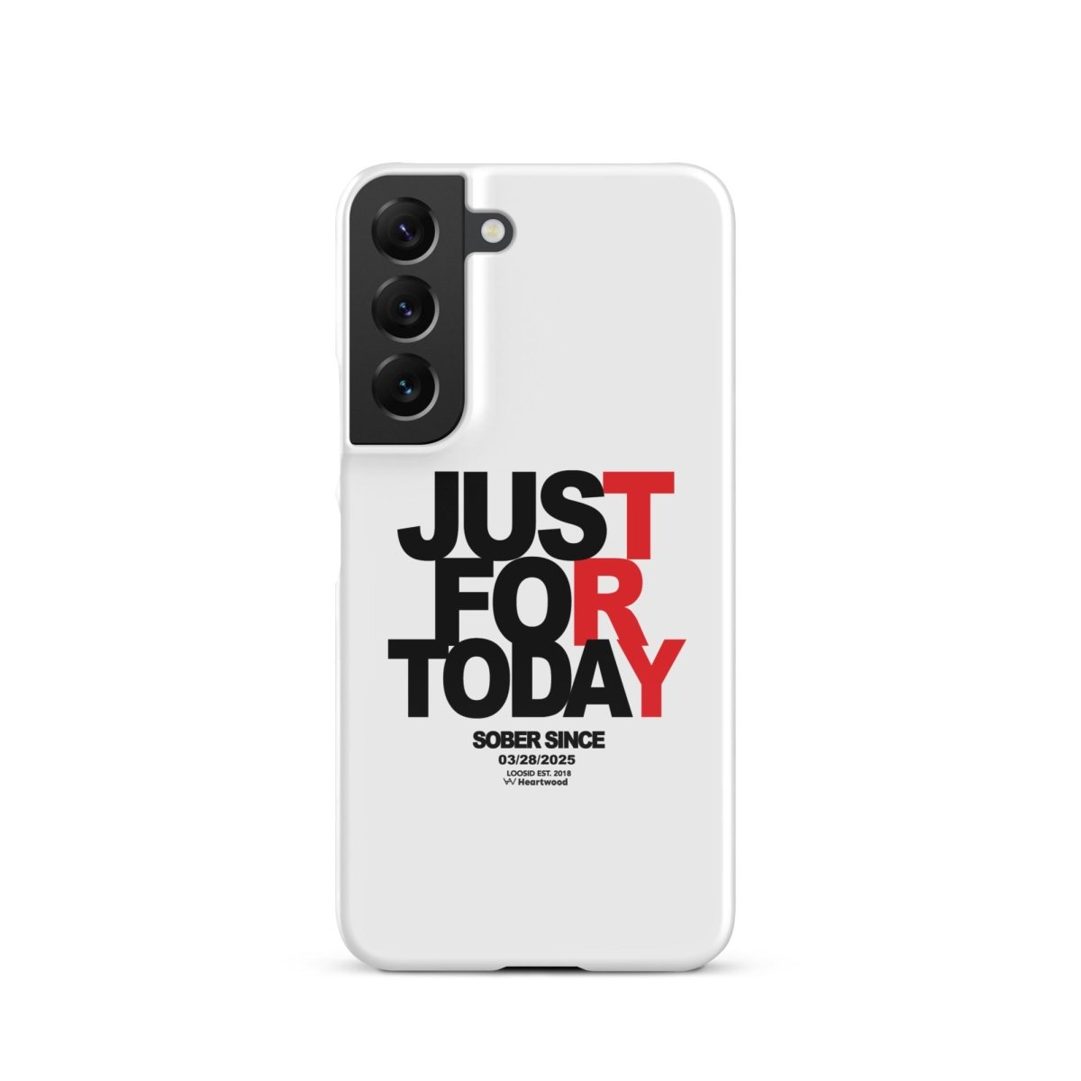 Just For Today Snap Recovery Phone Case close-up view (view 12)