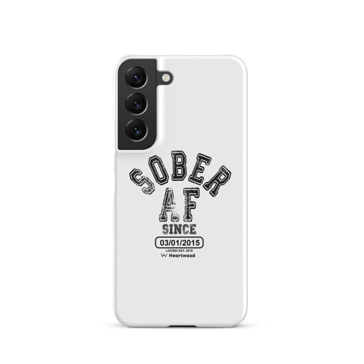 Sober AF Snap Recovery Phone Case close-up view (view 12)