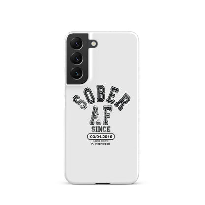 Sober AF Snap Recovery Phone Case close-up view (view 12)
