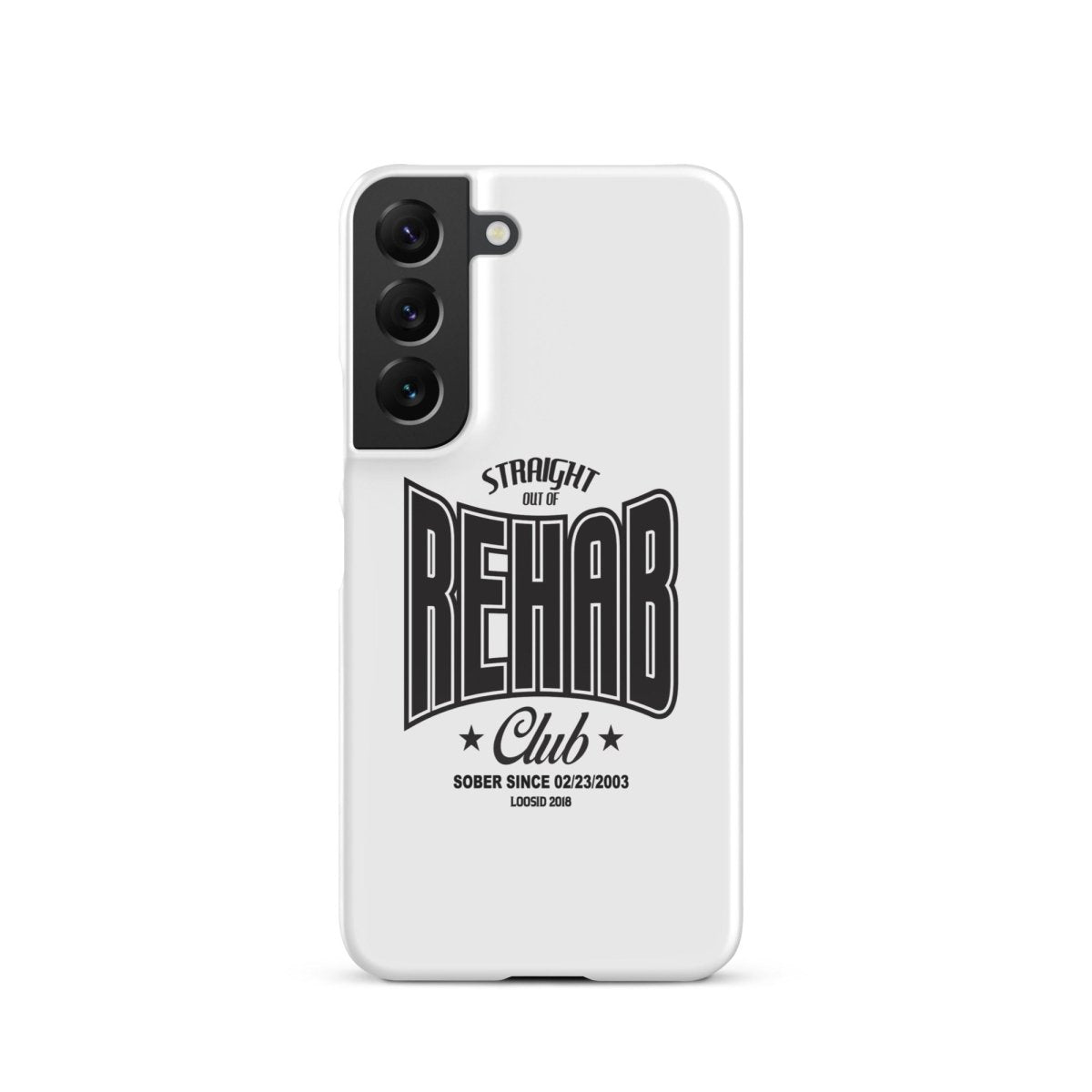 Straight Out of Rehab Snap Recovery Phone Case close-up view (view 12)