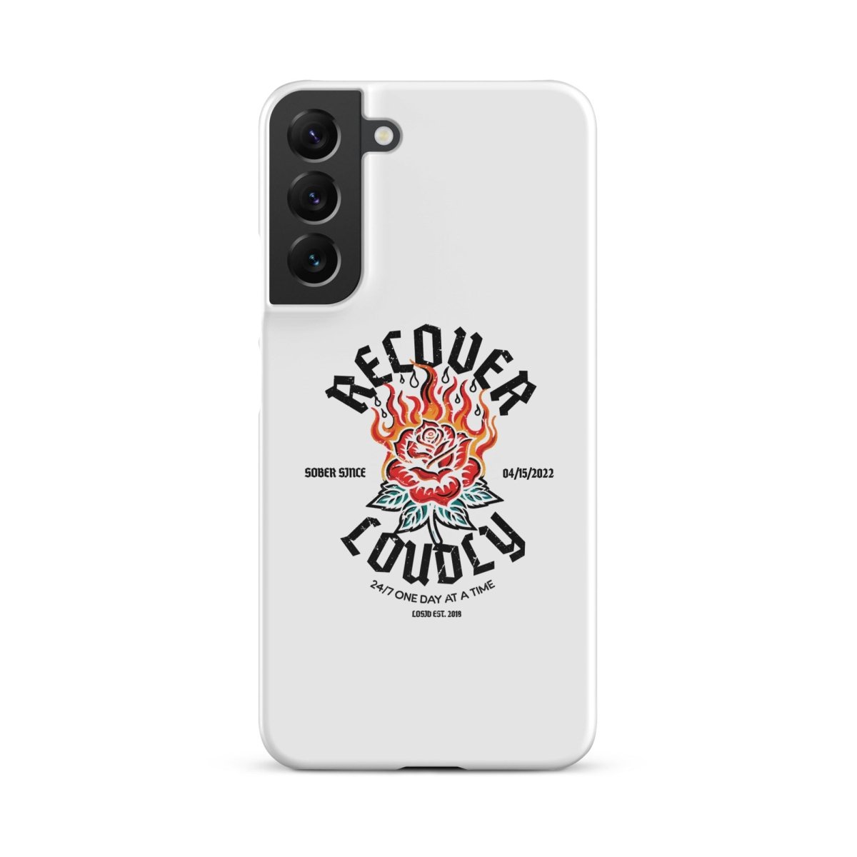 Recover Loudly Snap Recovery Phone Case graphic detail (view 14)
