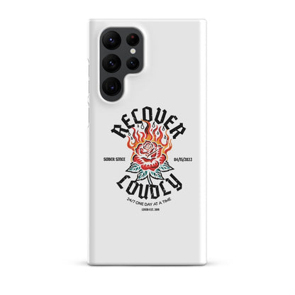 Recover Loudly Snap Recovery Phone Case lifestyle view (view 15)