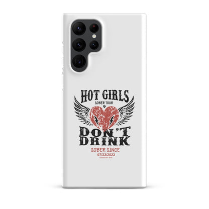 Hot Girls Don't Drink Snap Recovery Phone Case graphic detail (view 14)