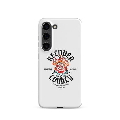 Recover Loudly Snap Recovery Phone Case side view (view 16)