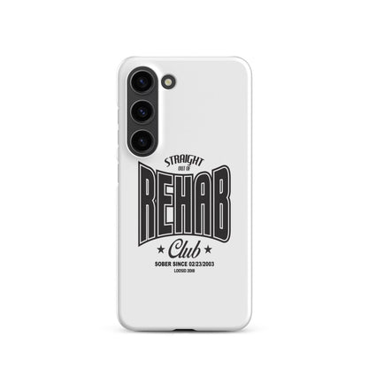 Straight Out of Rehab Snap Recovery Phone Case lifestyle view (view 15)