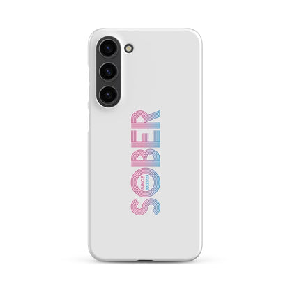 Sober Since Snap Recovery Phone Case side view (view 16)
