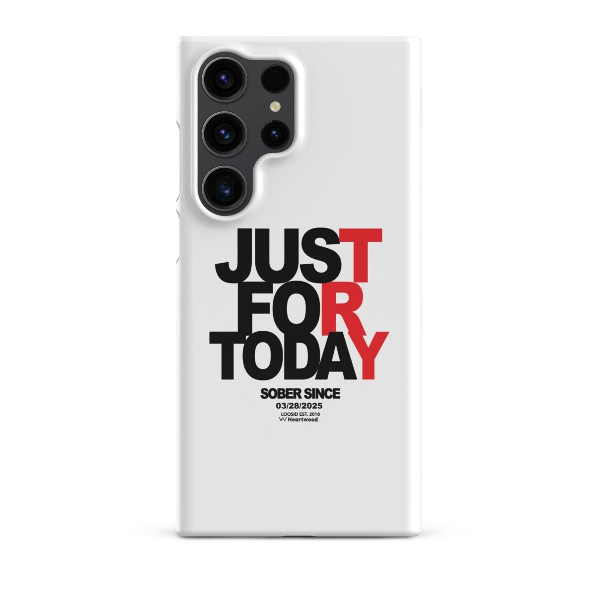 Just For Today Snap Recovery Phone Case back view (view 17)