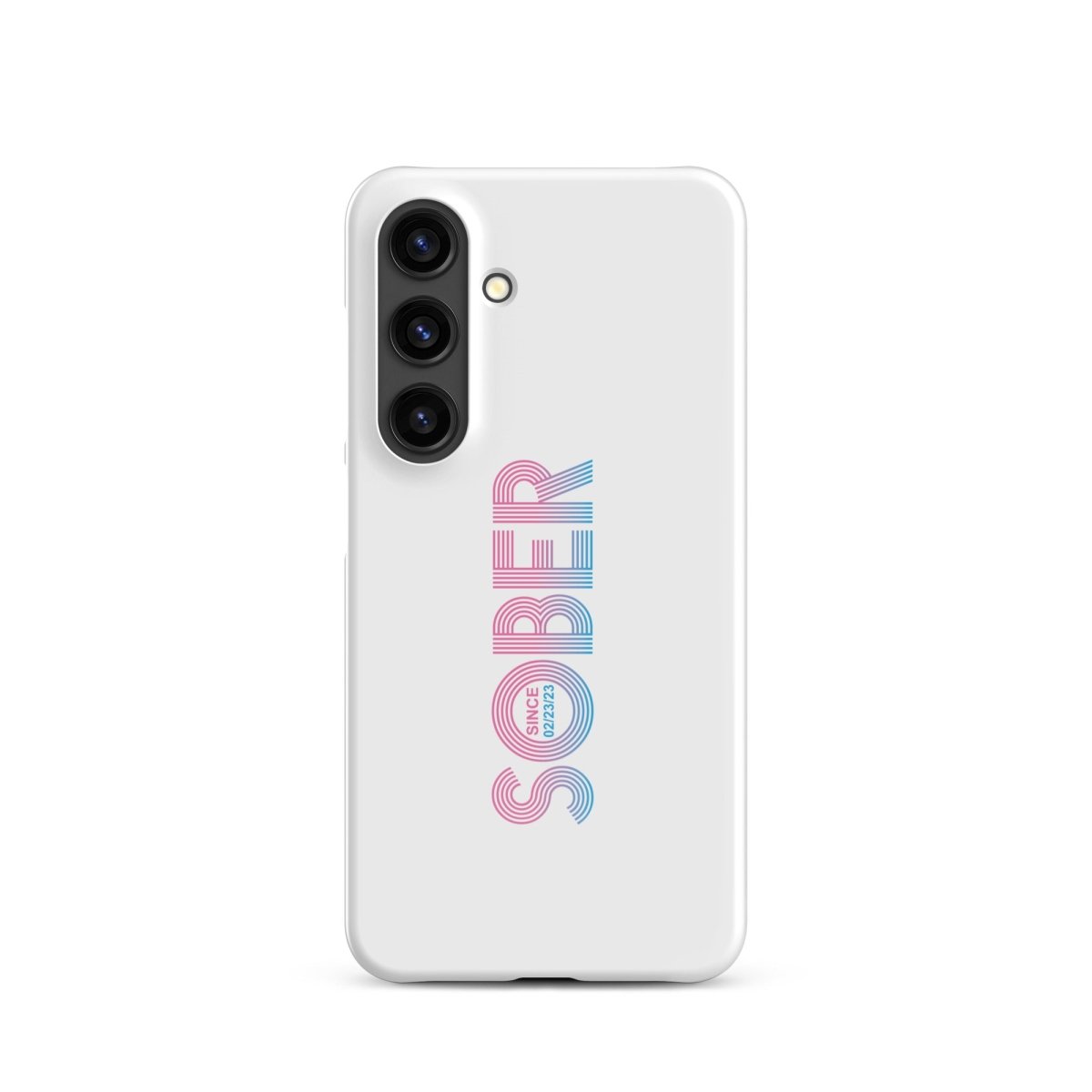 Sober Since Snap Recovery Phone Case packaging detail (view 18)