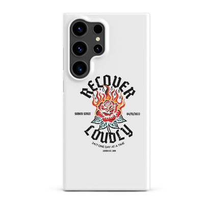 Recover Loudly Snap Recovery Phone Case featuring the design (view 21)