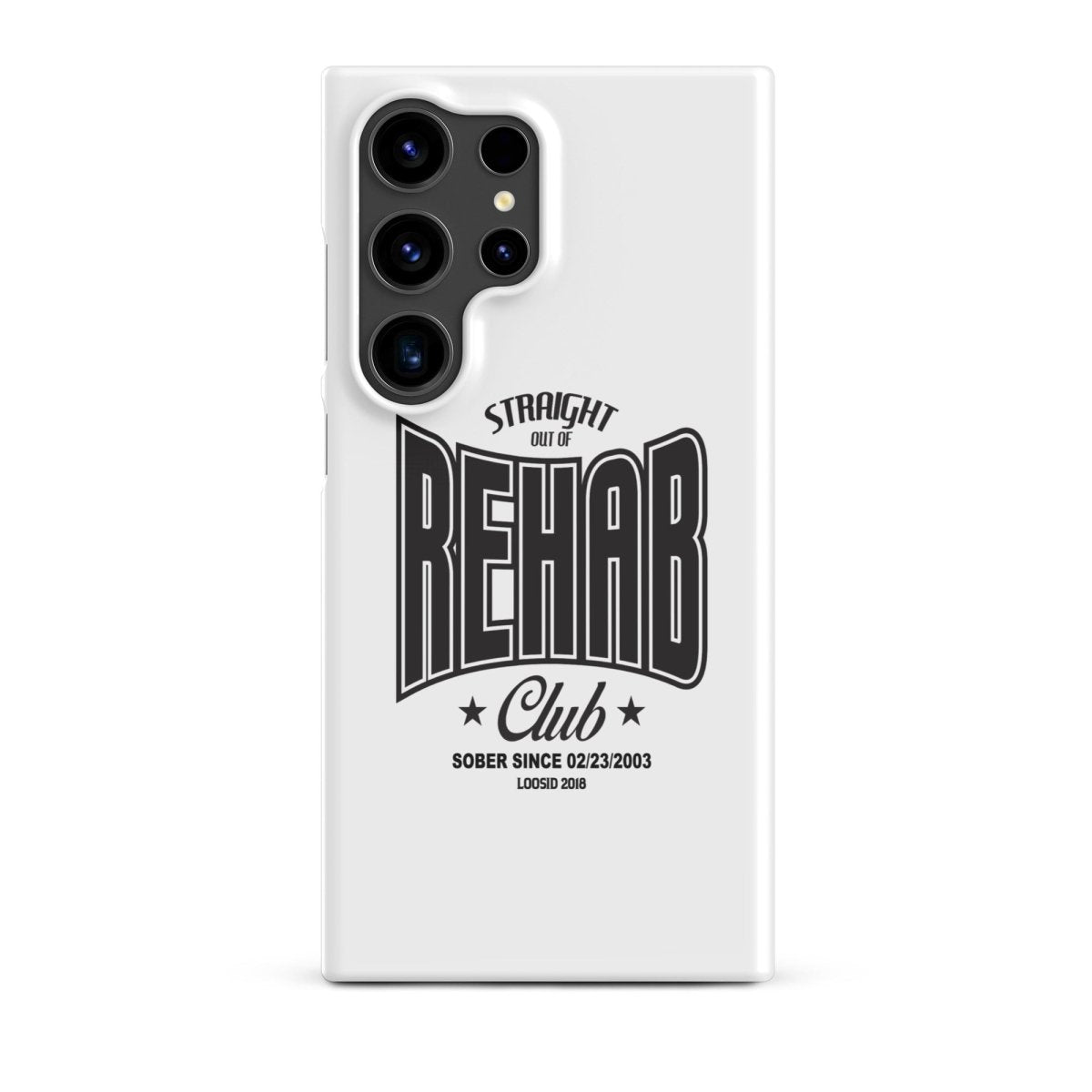 Straight Out of Rehab Snap Recovery Phone Case product photo (view 20)