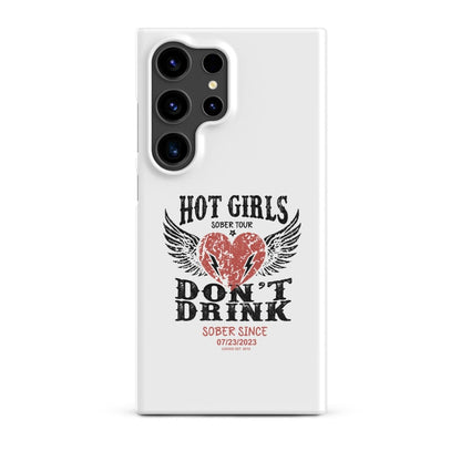 Hot Girls Don't Drink Snap Recovery Phone Case product photo (view 20)