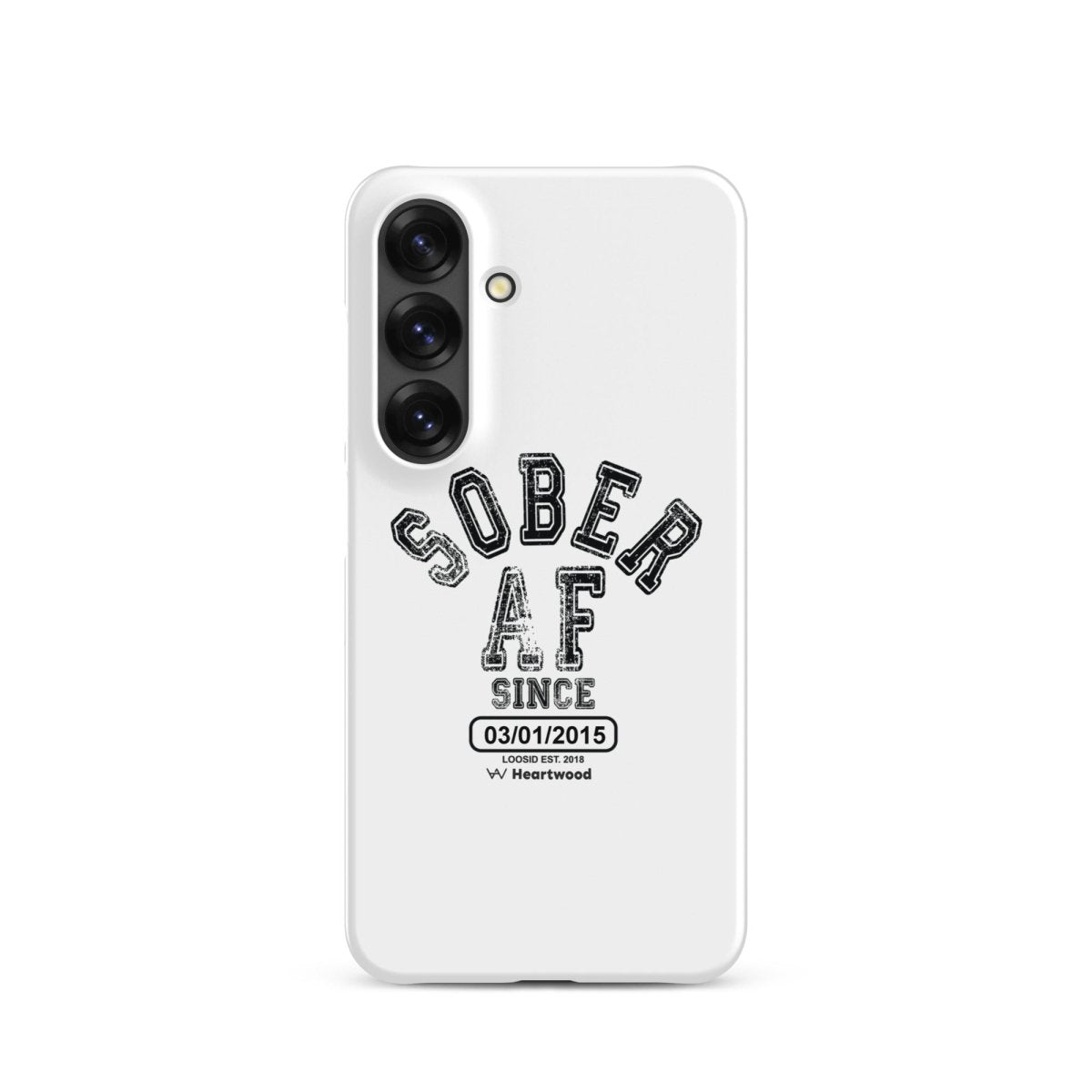 Sober AF Snap Recovery Phone Case featuring the design (view 21)