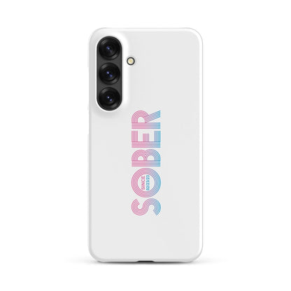 Sober Since Snap Recovery Phone Case close-up view (view 22)