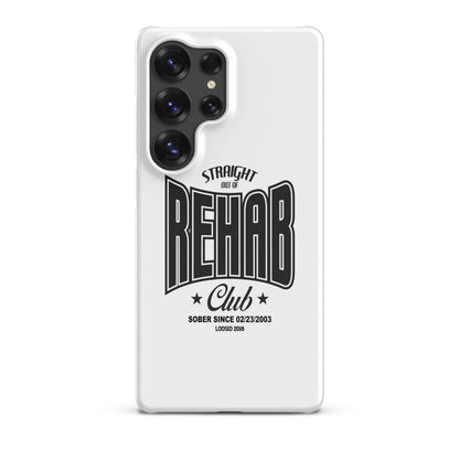 Straight Out of Rehab Snap Recovery Phone Case flat lay styled image (view 23)