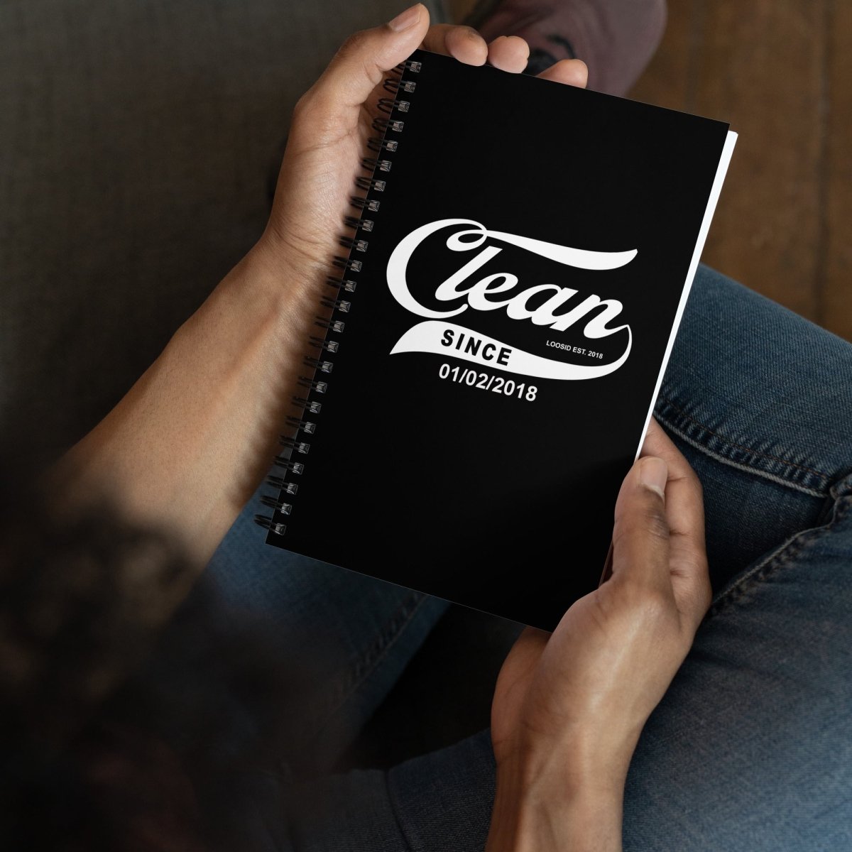 Clean Since Journal w/ Personalized Sobriety Date