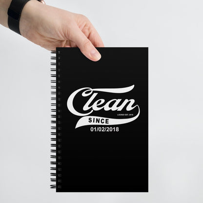 Clean Since Journal w/ Personalized Sobriety Date