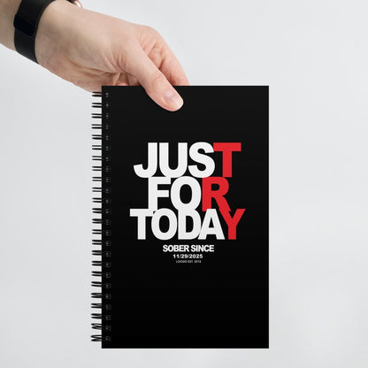 Just For Today Journal w/ Personalized Sobriety Date