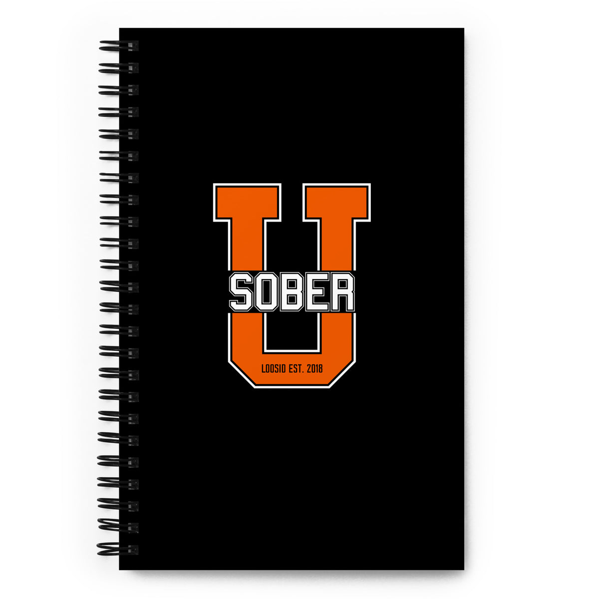 Sober University Spiral notebook