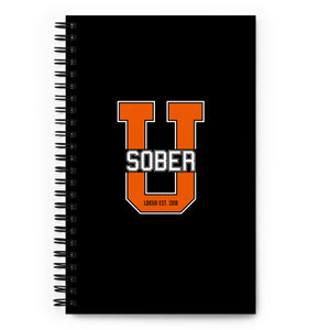 Sober University Spiral notebook