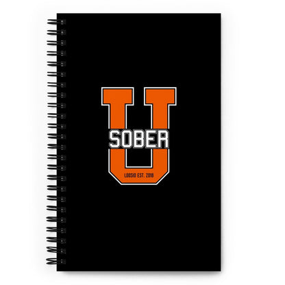 Sober University Spiral notebook