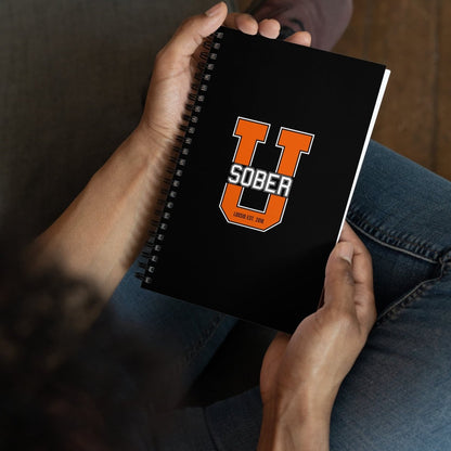 Sober University Spiral notebook