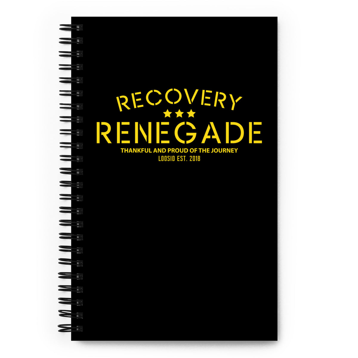 Thankful Recovery Renegade Spiral Notebook