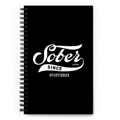 Sober Since Journal w/ Personalized Sobriety Date