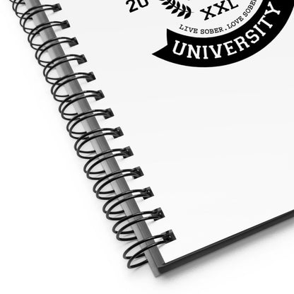 Sober State University Spiral notebook