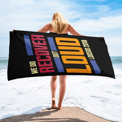We Do Recover Out Loud Towel Sobriety Gift lifestyle view (view 5)
