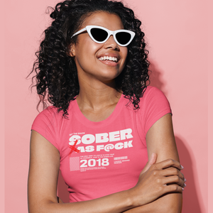 Sober As F*ck Womens Relaxed T-Shirt