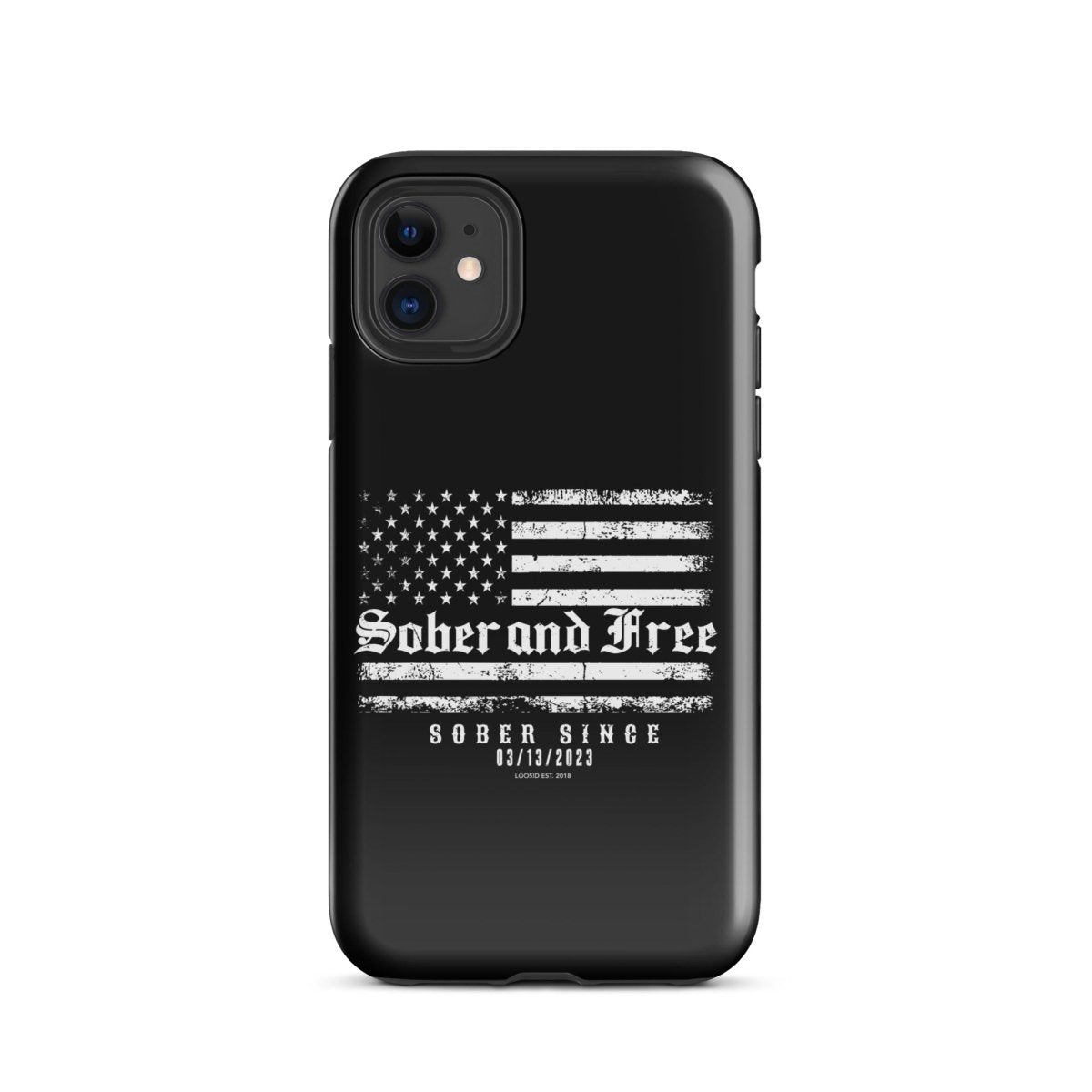 Loosid Sober and Free Recovery Phone Case featuring the design