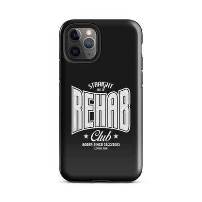 Straight Out of Rehab Recovery Phone Case flat lay styled image (view 3)