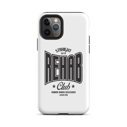 Straight Out of Rehab Recovery Phone Case close-up view (view 2)