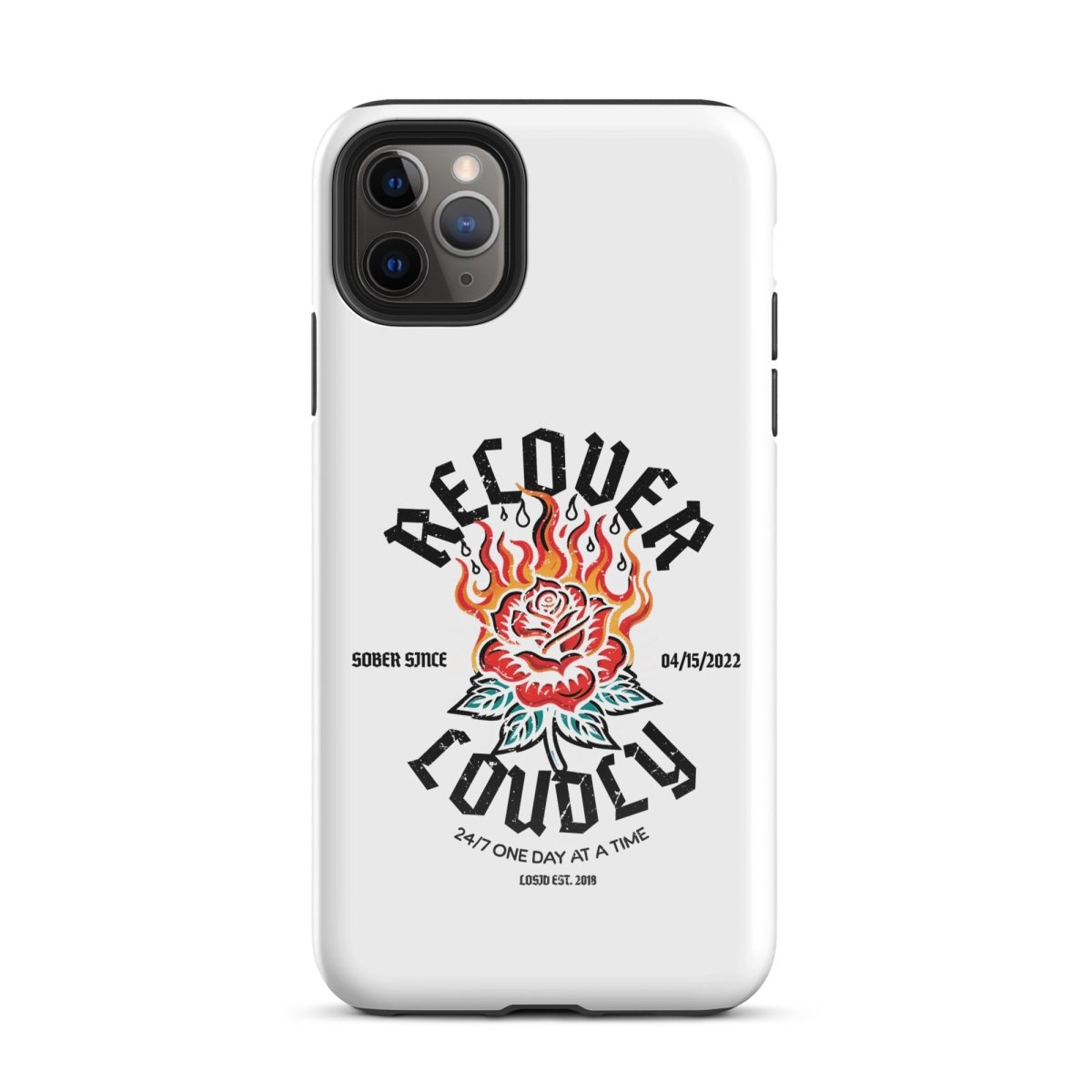 Recover Loudly Recovery Phone Case lifestyle view (view 5)