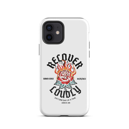 Recover Loudly Recovery Phone Case back view (view 7)