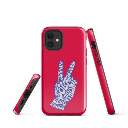 Peace & Sober Tough Case for iPhone®