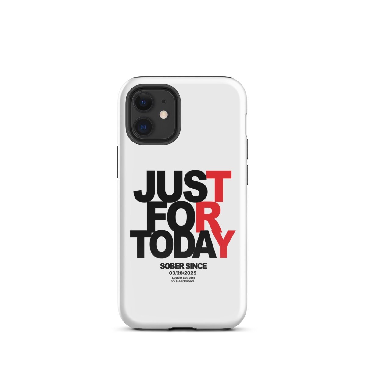 Just For Today Recovery Phone Case lifestyle view (view 5)