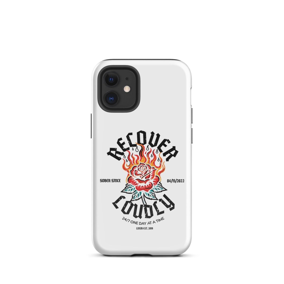 Recover Loudly Recovery Phone Case side view (view 6)