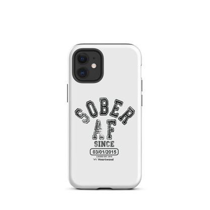 Sober AF Recovery Phone Case graphic detail (view 4)