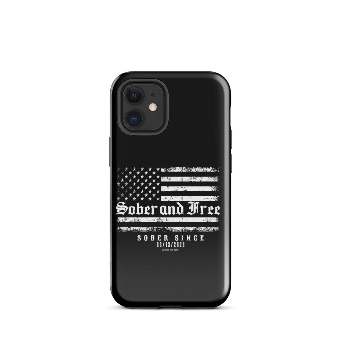 Sober and Free Recovery Phone Case lifestyle view (view 5)