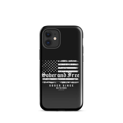 Sober and Free Recovery Phone Case lifestyle view (view 5)