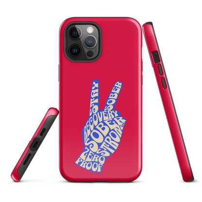 Peace & Sober Tough Case for iPhone®