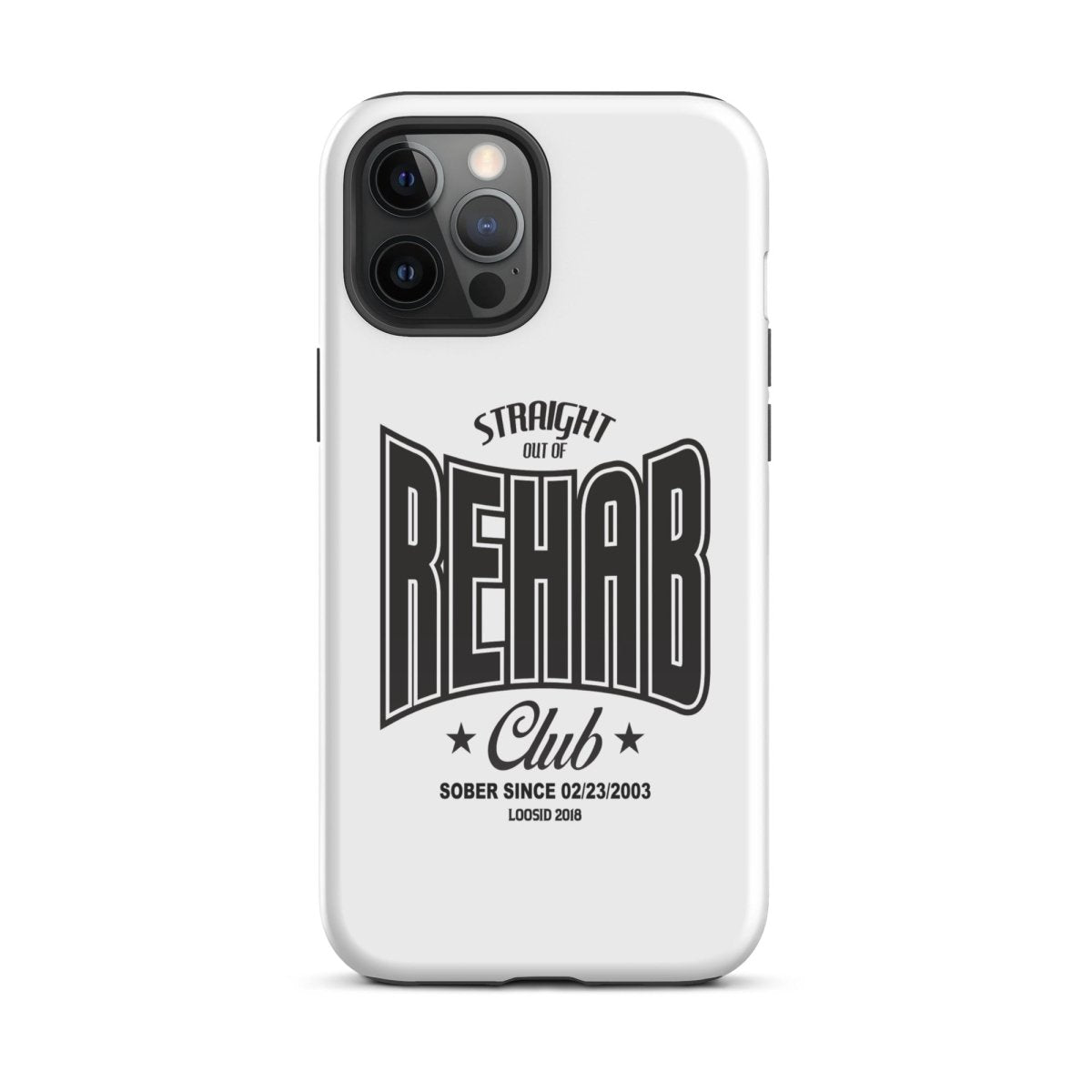 Straight Out of Rehab Recovery Phone Case back view (view 7)