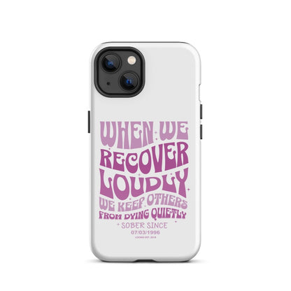 When We Recover Loud Recovery Phone Case fit detail (view 9)