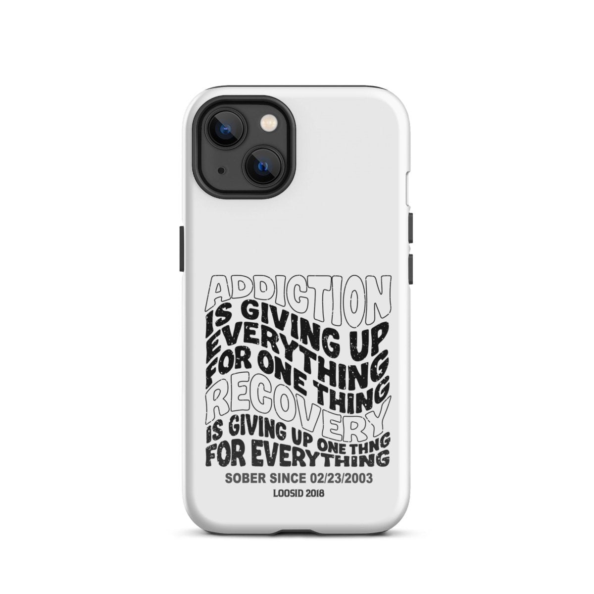 Addiction is Giving Up Recovery Phone Case product photo (view 10)